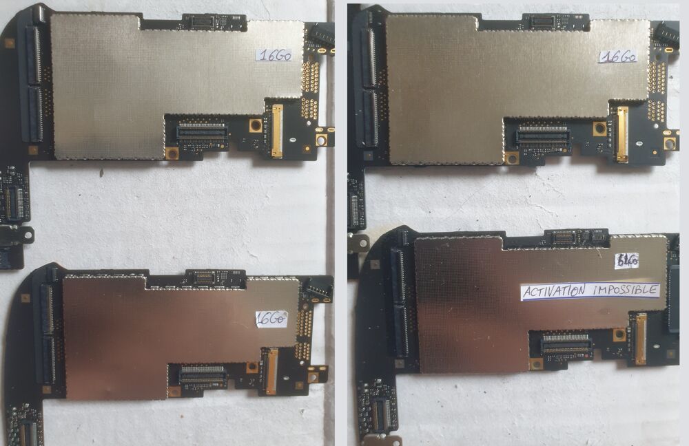 Lot tablettes pour pi&egrave;ces 5 Téléphones et tablettes