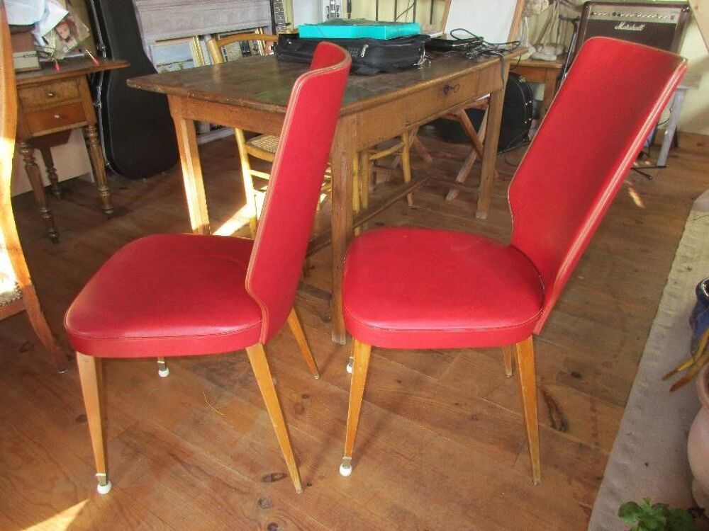 2 chaises vintage des ann&eacute;es 1960 Meubles