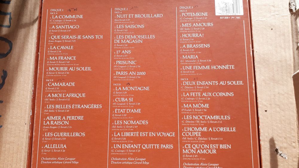 JEAN FERRAT CD et vinyles