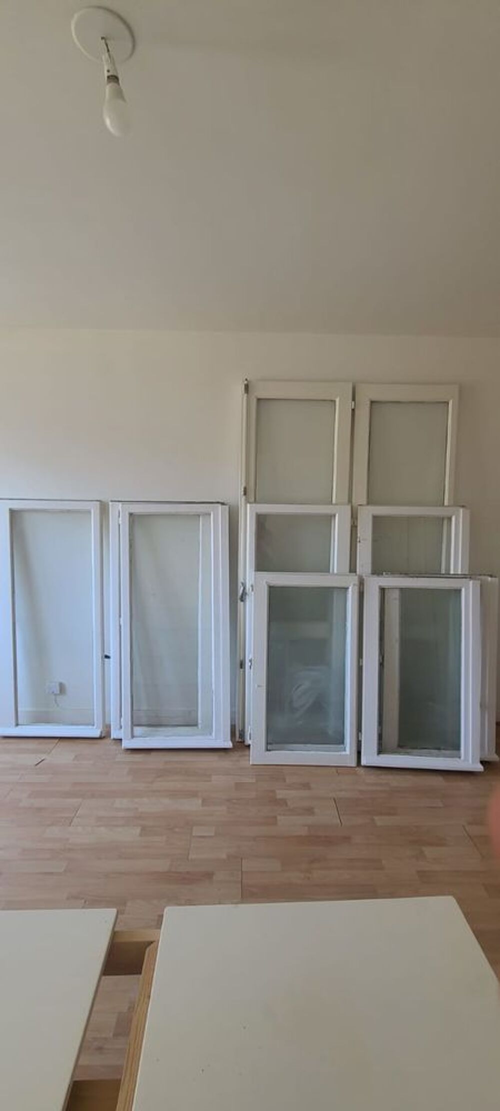 Lot de 5 fen&ecirc;tres bois + porte-fen&ecirc;tre ? bon &eacute;tat Bricolage