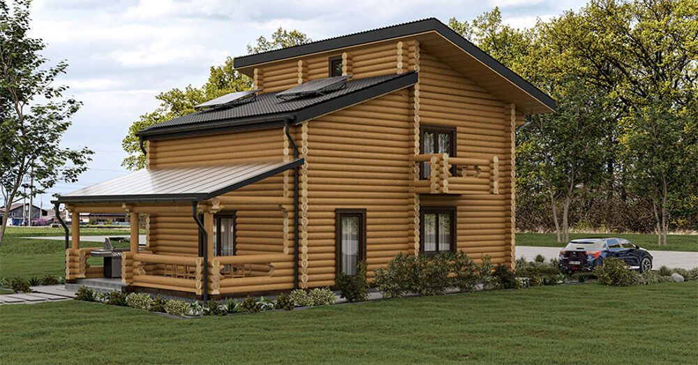 Vente Maison INDIA -Maisons en bois Massif SOLAIRE (kit photovoltaque inclus) Cierp-gaud