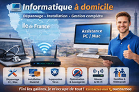   Informatique � domicile? D�pannage,installation & gestion 