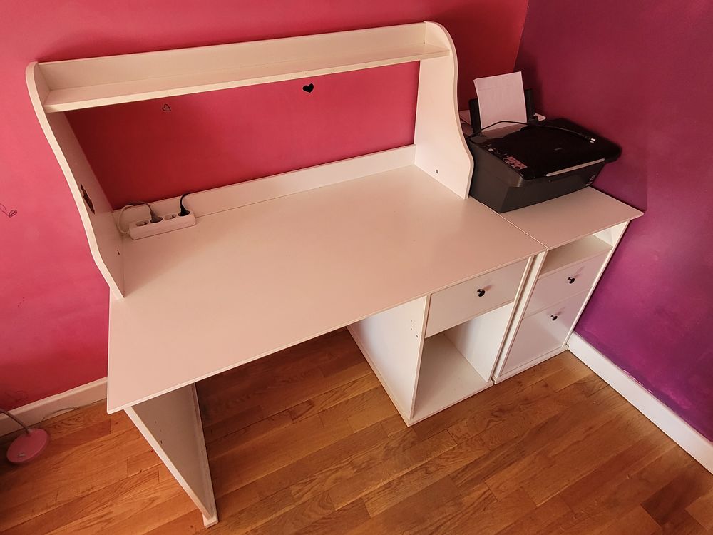 Bureau + caisson Meubles
