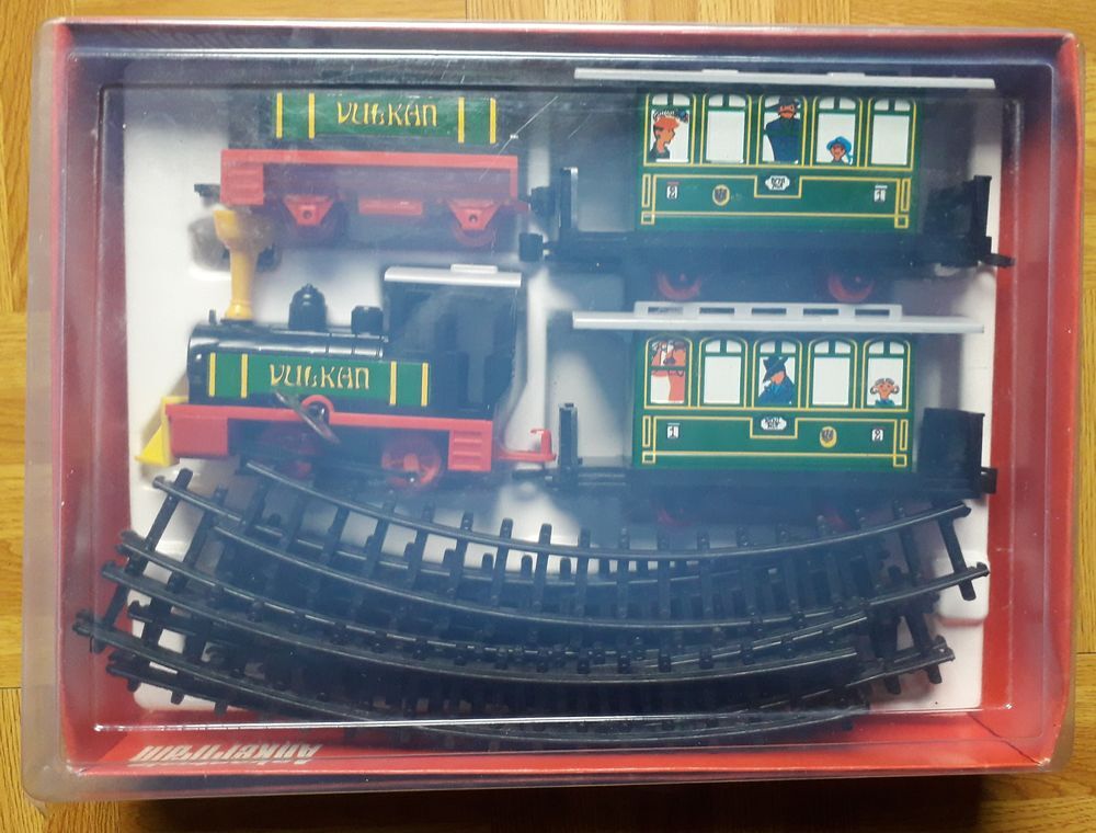 Ancien circuit train ANKERBAHN Vulkan &agrave; cl&eacute; 