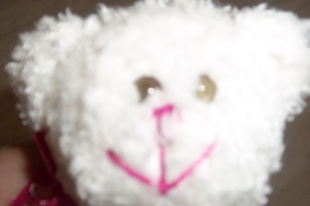 Peluche porte cl&eacute; Barbie ours blanc Jeux / jouets