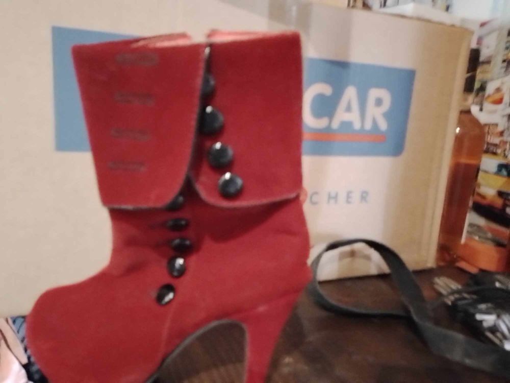 CEDE BOTTINE ROUGE Chaussures