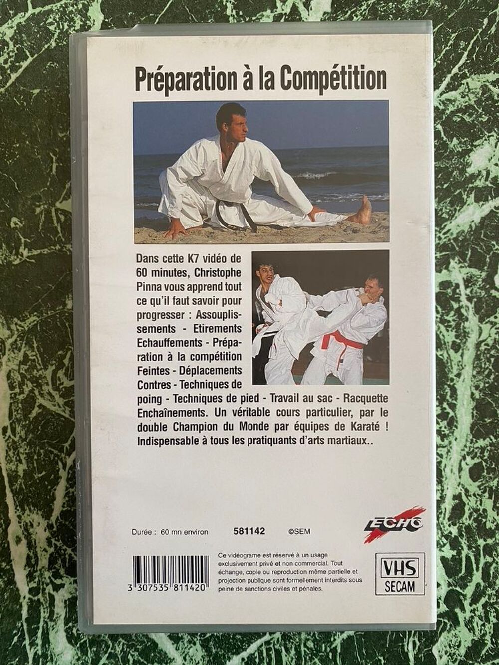 karat&eacute; pr&eacute;paration a la comp&eacute;tition karat&eacute; Christophe Pinna DVD et blu-ray