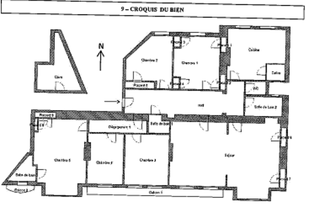 Vente Appartement T6, 5e étage, avenue de la libération Saint-Étienne