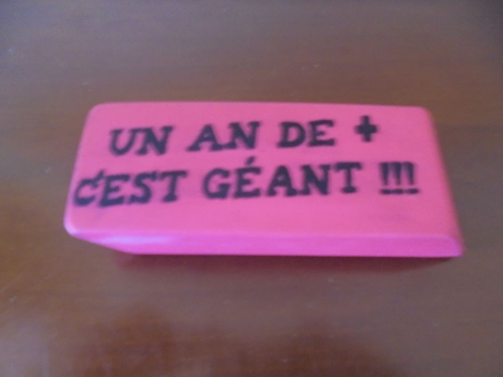 Gomme g&eacute;ante humoristique (28c) Jeux / jouets
