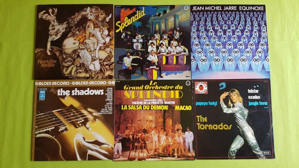 LES 33T PHOTO 18 CD et vinyles
