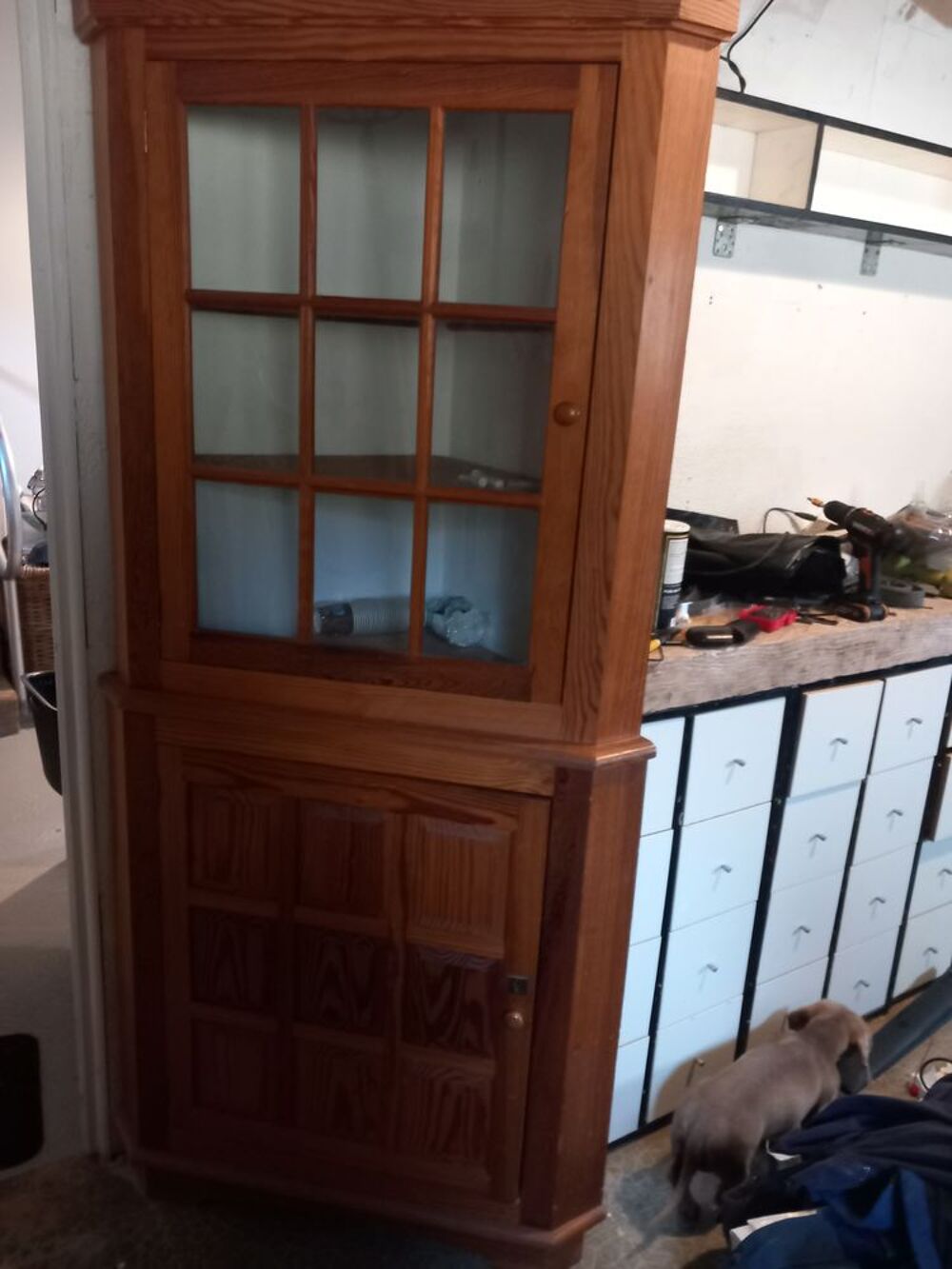 Meuble de coin en pin massif Meubles