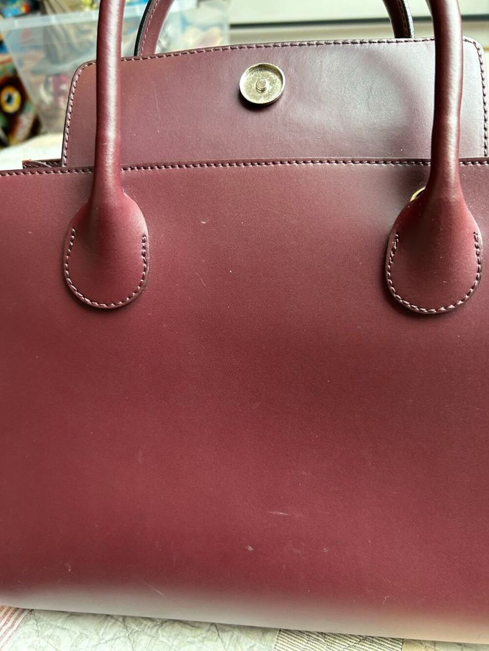 sac &agrave; main cuir maison h&eacute;ritage Paris Maroquinerie