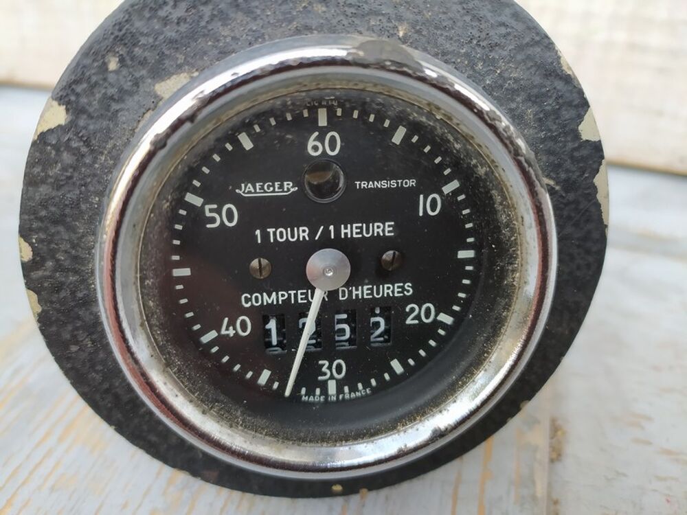 Ancien Compteur d'Heures Jaeger Automobile, Tracteur, Avion 
