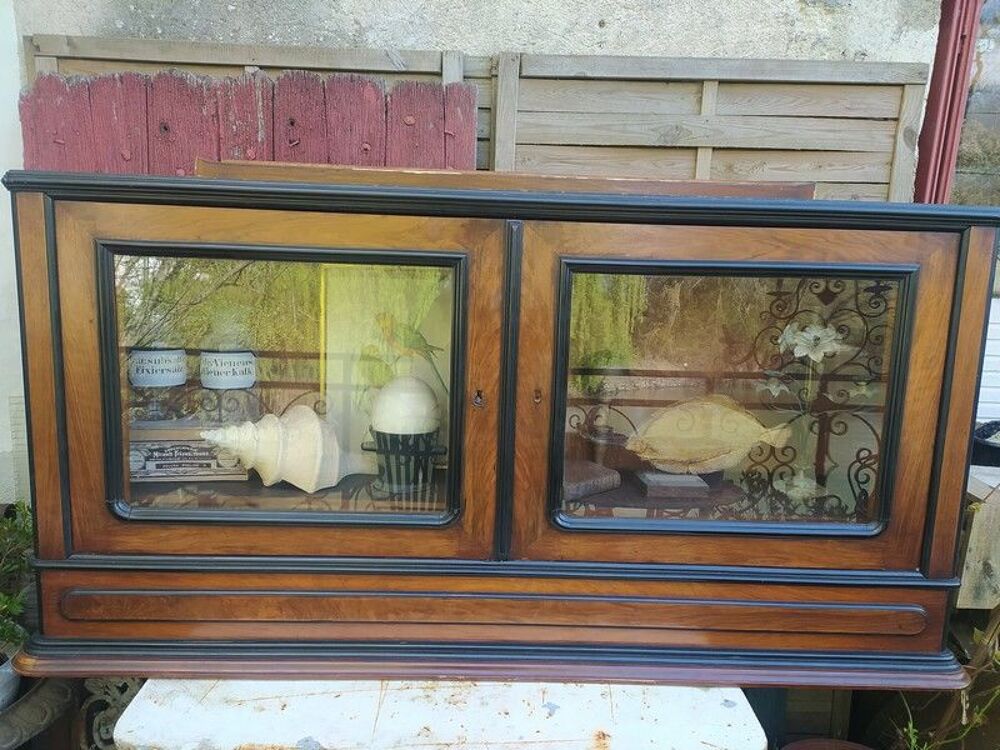 Ancien Meuble Vitrine Cabinet de Curiosit&eacute; Biblioth&egrave;que
Meubles