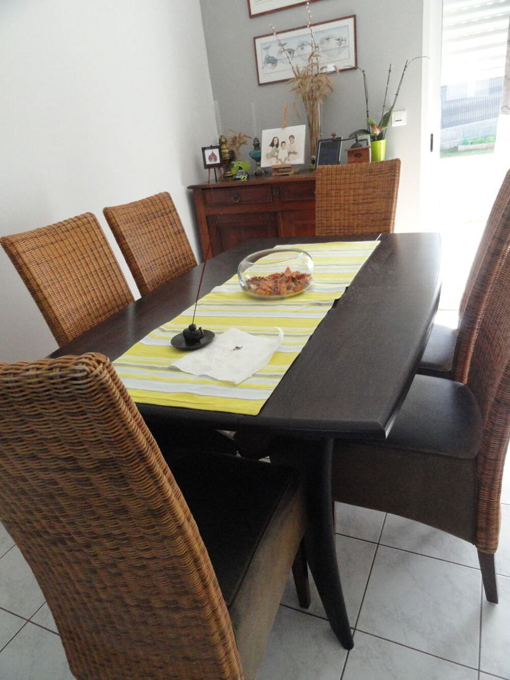 table de salle a manger avec rallonge Meubles