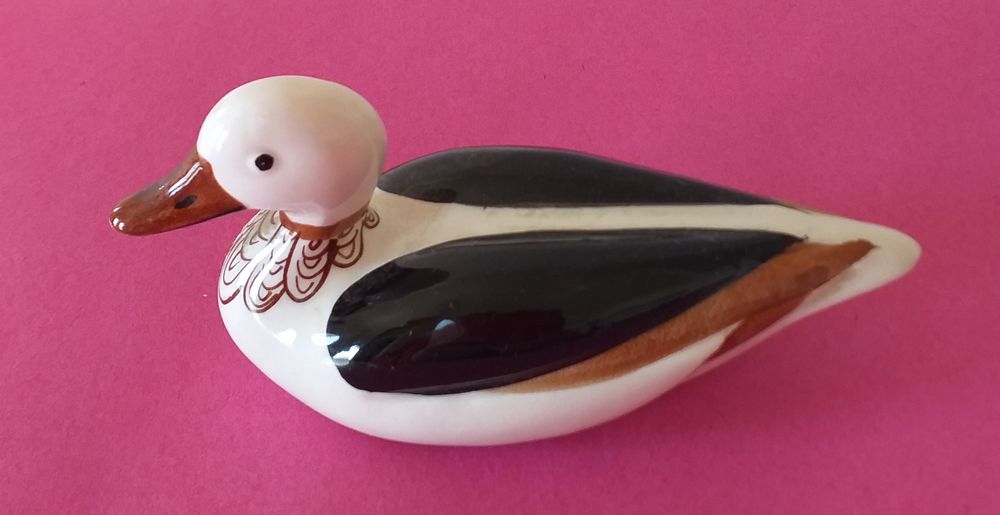  Canard de vitrine en porcelaine 