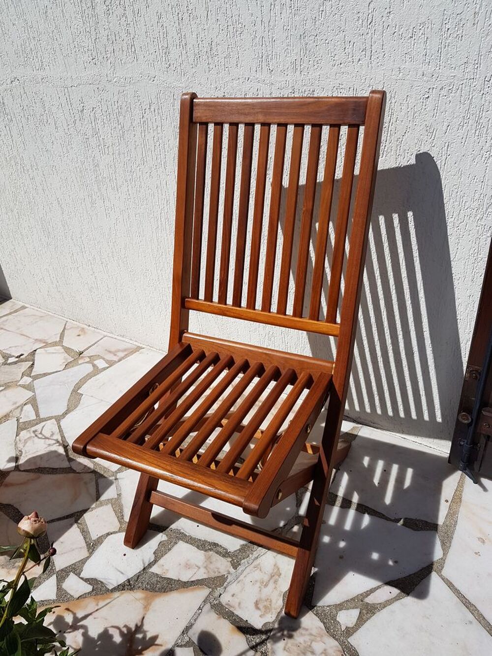 2 CHAISES EN TECK Jardin