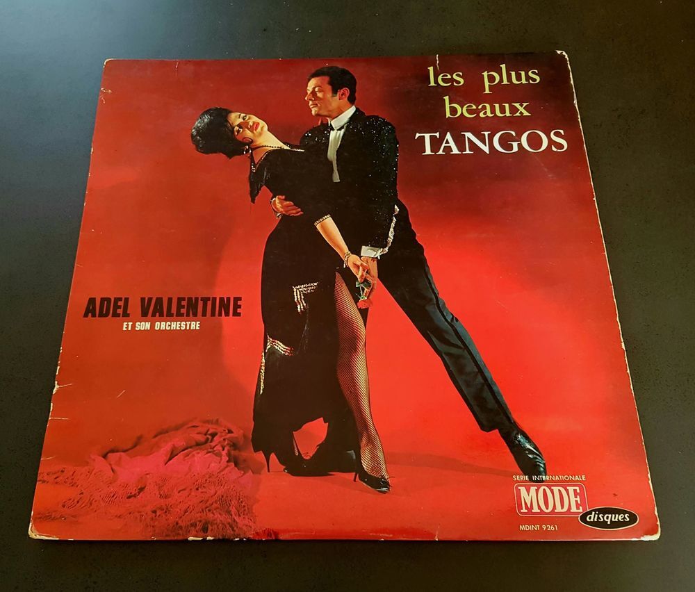 Vinyle 33T 1965 rare, Les plus beaux Tangos, Adel Valentine CD et vinyles