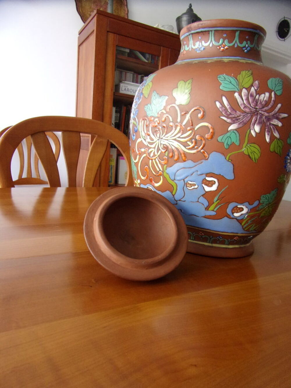 VASE CHINOIS EN TERRE CUITE Décoration