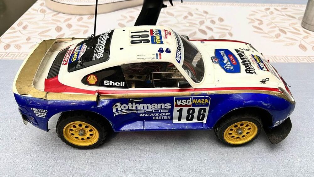 Porsche radiocommandee.PARIS DAKAR. 