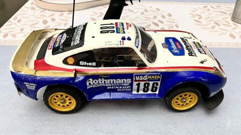 Porsche radiocommandee.PARIS DAKAR. 450 Lubersac (19)