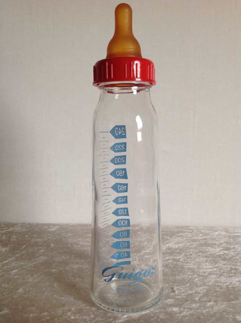 BIBERON GUIGOZ GRADU&Eacute; EN VERRE PYREX Envoi Possible Puériculture