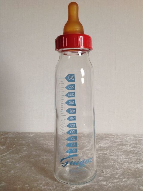 BIBERON GUIGOZ GRADUÉ EN VERRE PYREX Envoi Possible 9 Trégunc (29)
