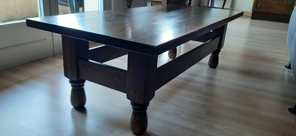 Table basse salon ch&ecirc;ne massif Meubles
