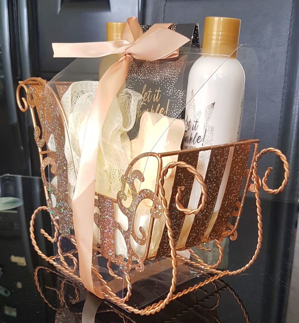 Traineau de No&euml;l avec produits Dcoration