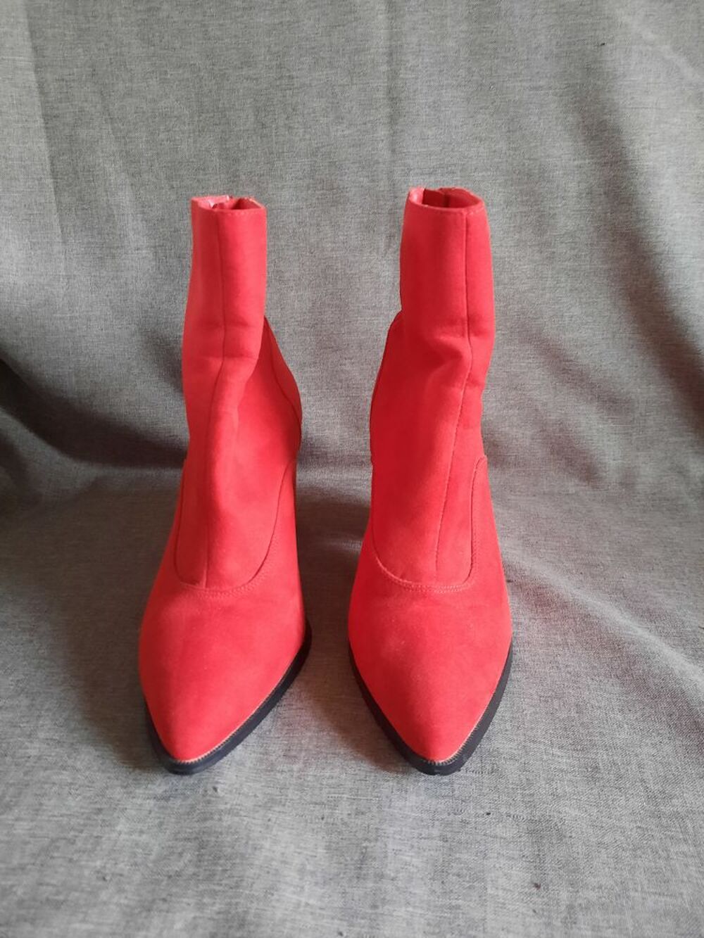 Bottines rouge Chaussures