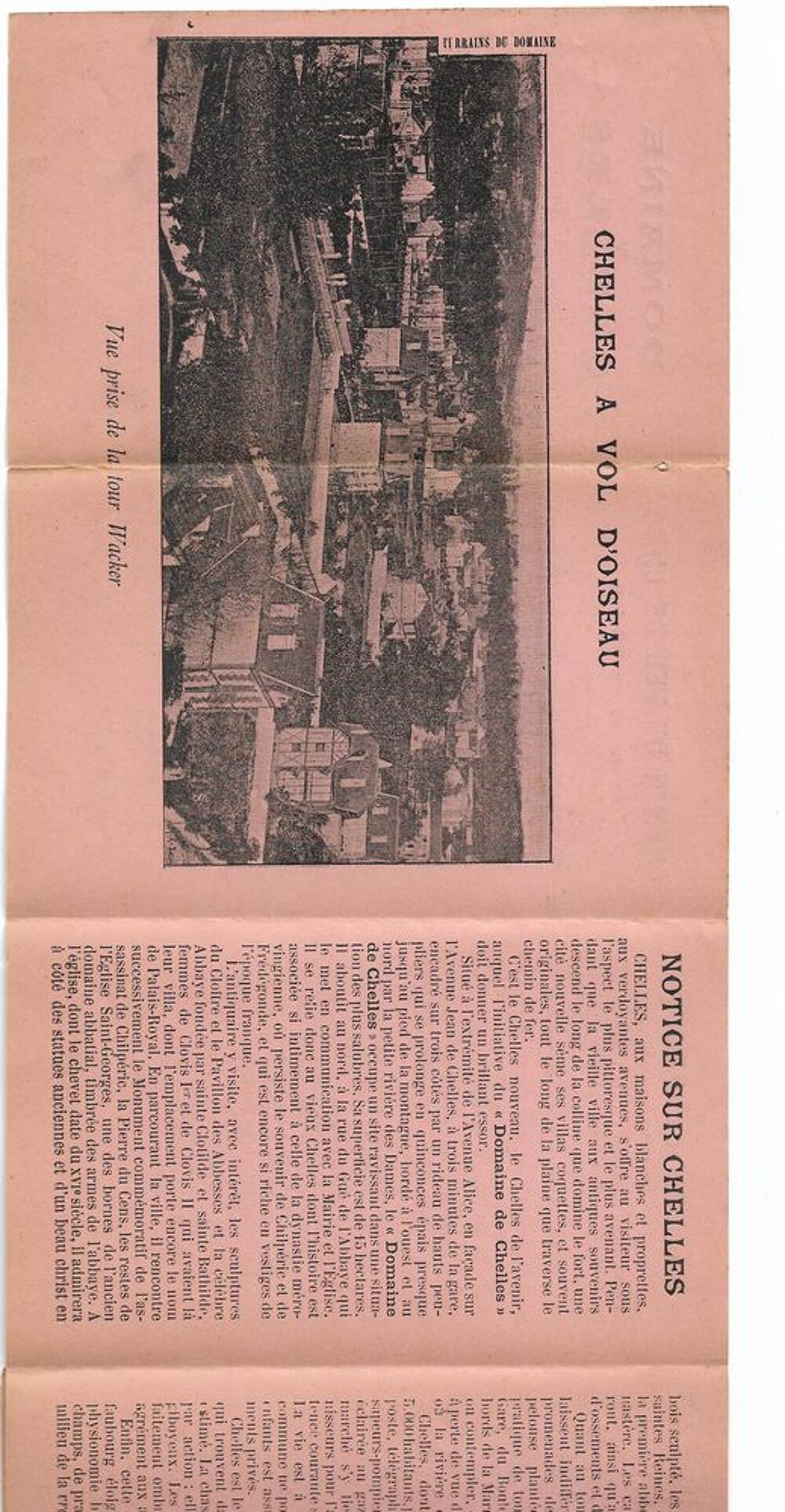 Domaine de Chelles 77 500 en 1901 