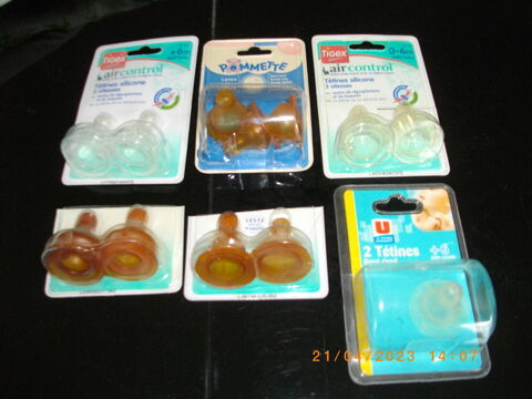 Lot de 12 tétines pour biberons - 0/6 mois et plus Perros-Guirec (22)