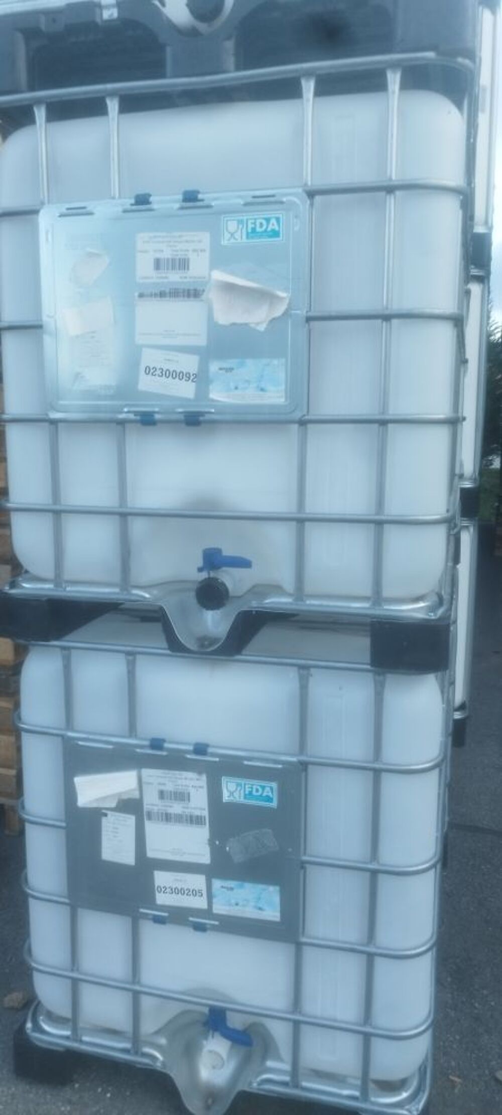 r&eacute;cup&eacute;rateur d'eau IBC 1000L Jardin