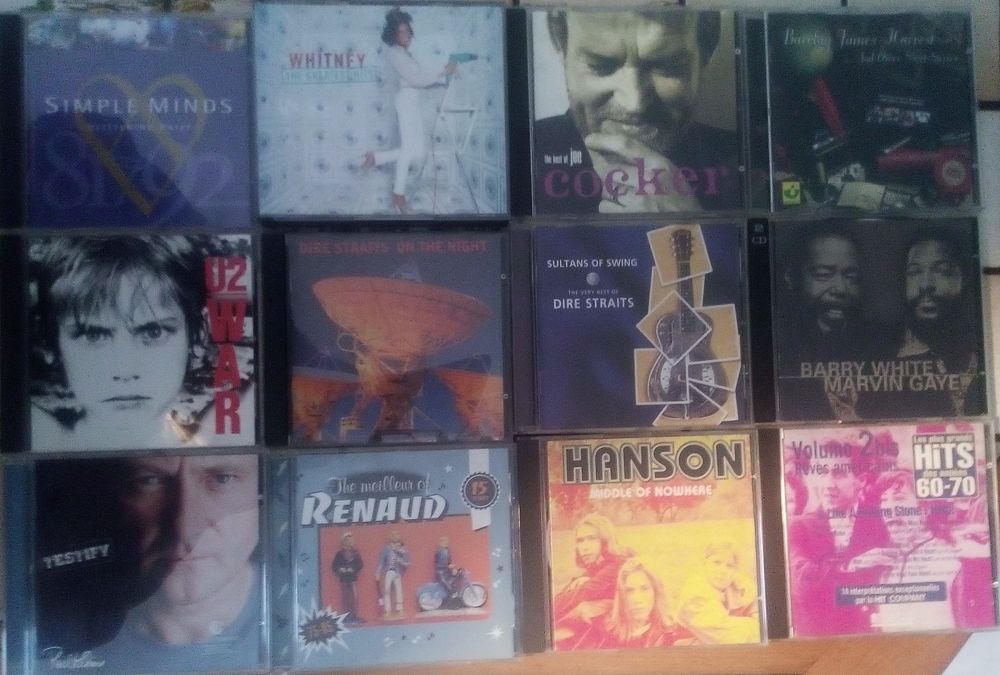 Lot 12 CD Pop Rock CD et vinyles