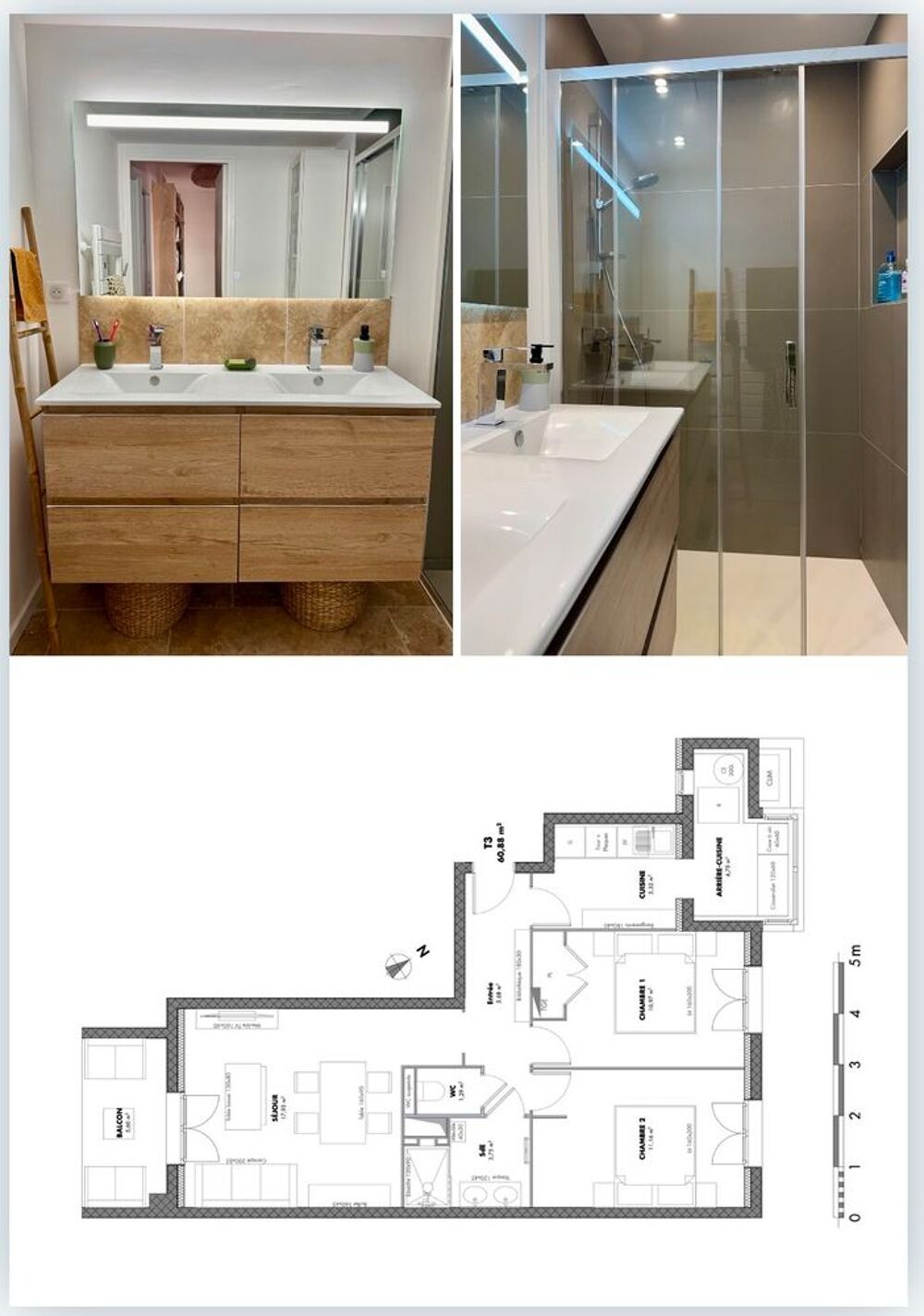 Vente Appartement APPARTEMENT T3 61 M2 DERNIER ÉTAGE - ASCENSEUR PARKING PRIVÉ Sanary-sur-mer