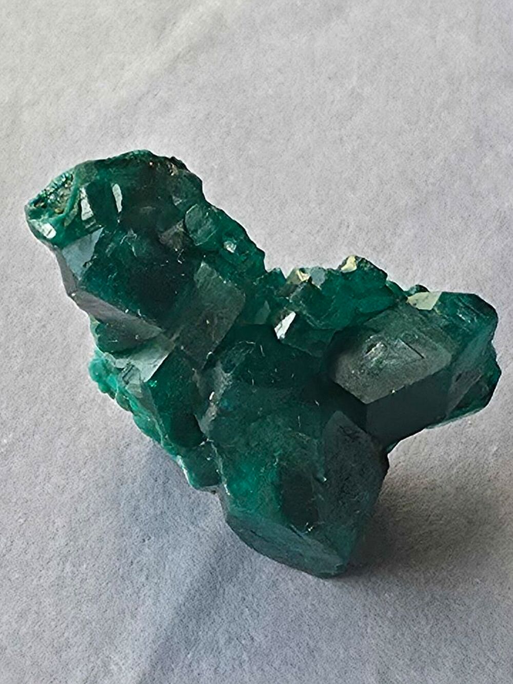 Dioptase Brute du Katanga RDC 5g-Cristaux Vert Emeraude 