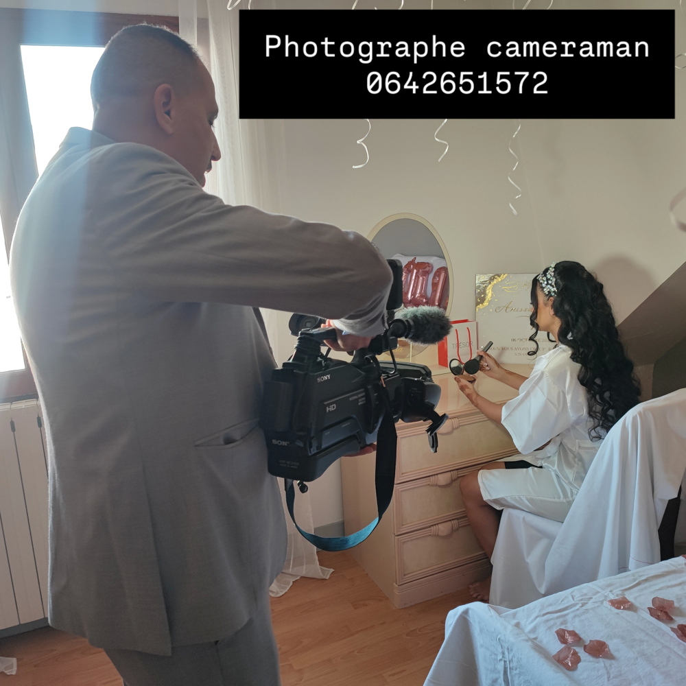   Photographe cameraman professionnel  