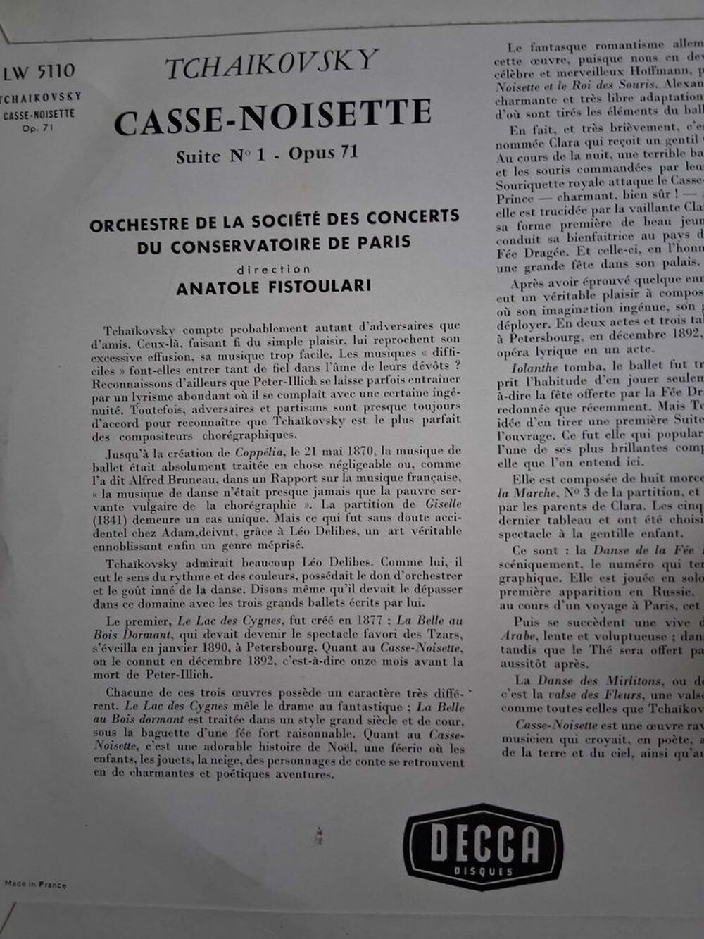 Vinyl Casse-Noisette CD et vinyles