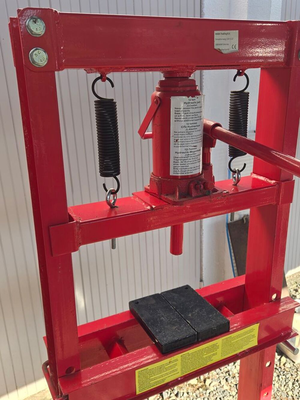 Presse Hydraulique d'atelier 12 T Bricolage