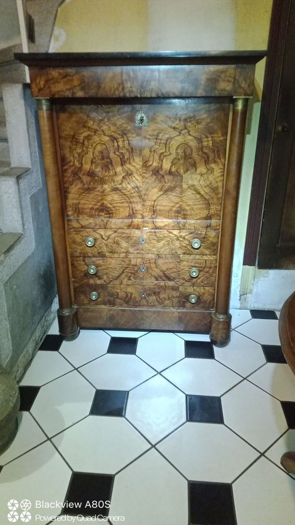 Secr&eacute;taire directoire en ronce de noyer Meubles