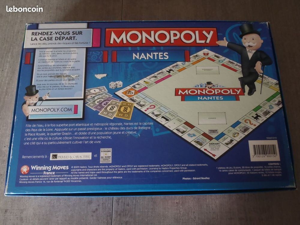 Monopoly Nantes comme neuf. Jeux / jouets