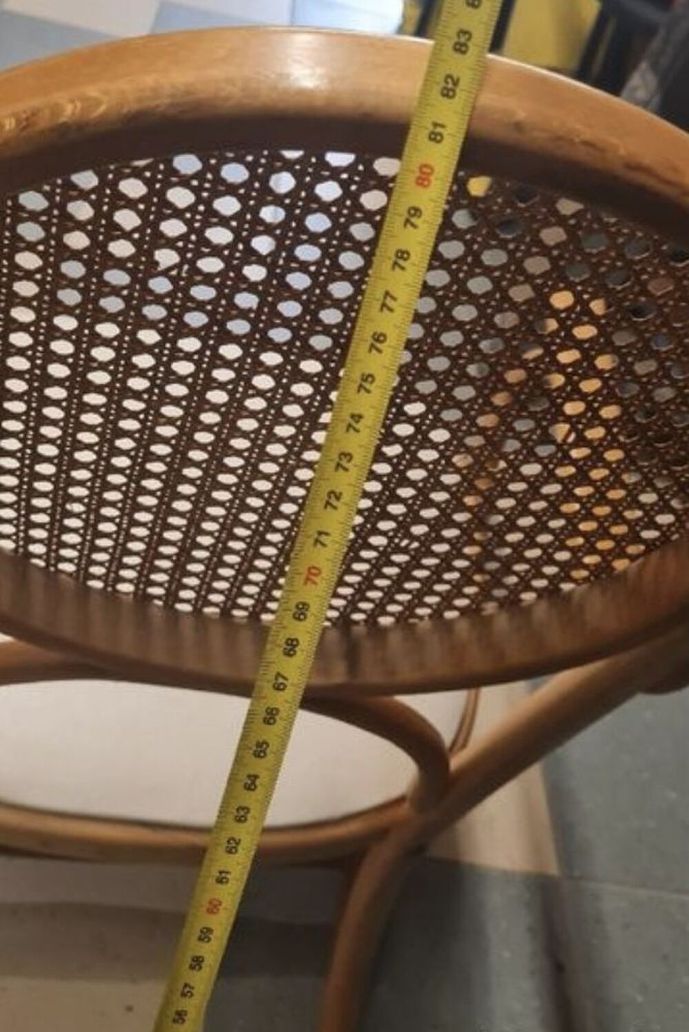 Rocking chair enfant en rotin Mobilier enfants