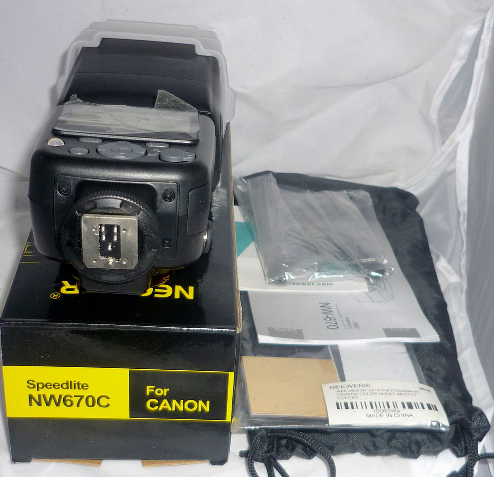 Neewer NW-670C Speedlite TTL pour Canon Photos/Video/TV