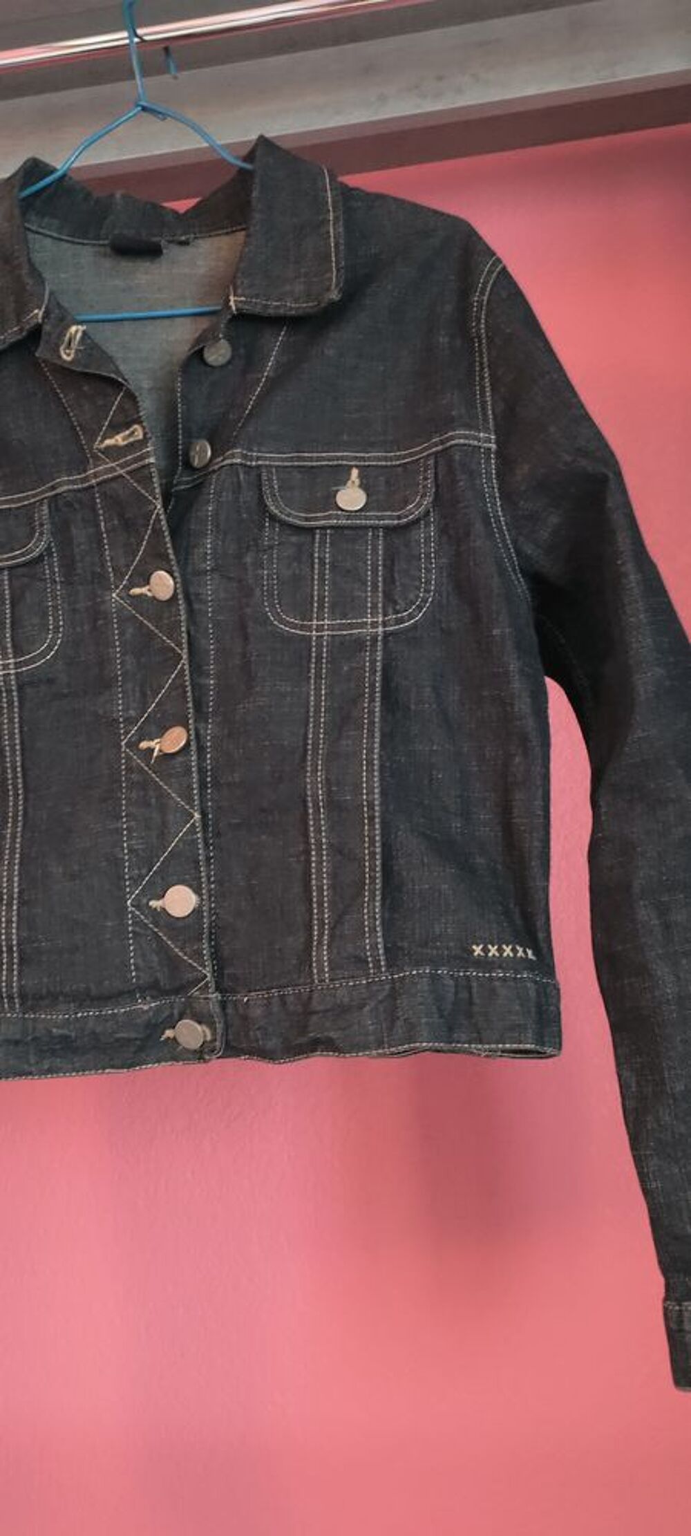 Blouson jean, school tag Vêtements