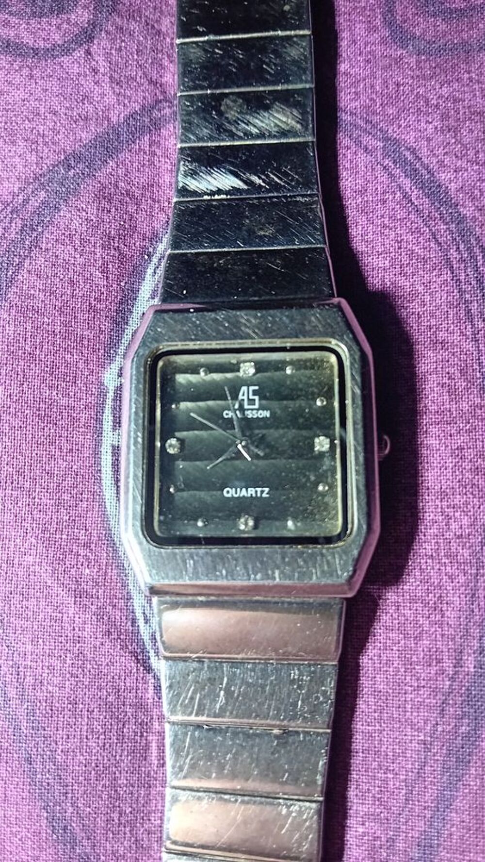 Montre quartz mixte AS Chalisson metal Bijoux et montres