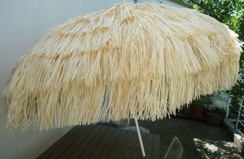 Parasol hawaen publicitaire marque  Buvez Choky  vintage 59 Nancy (54)