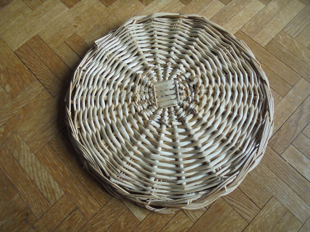 Plateau rond osier (17) Cuisine