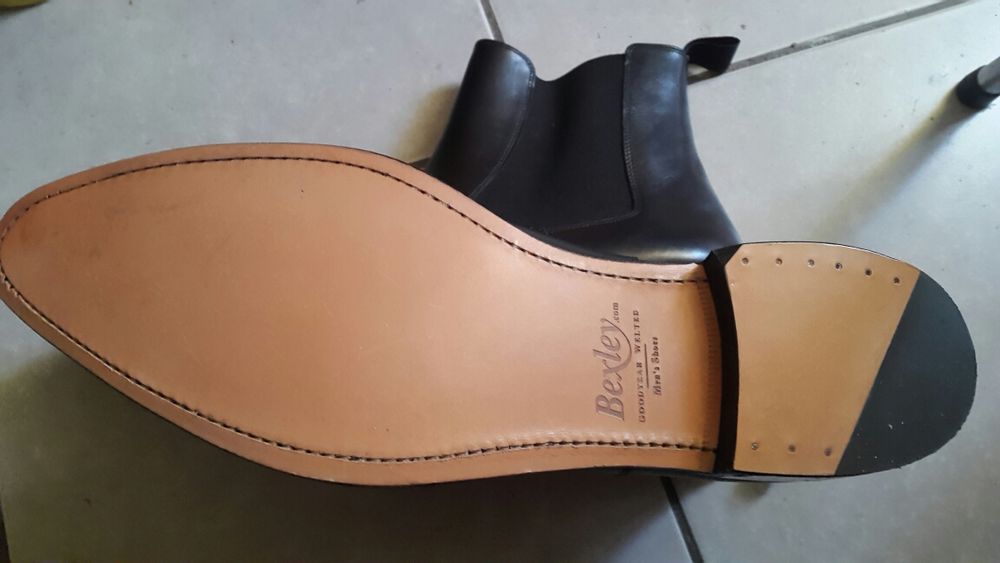 Bottines en CUIR . BEXLEY. Taille 45. Chaussures