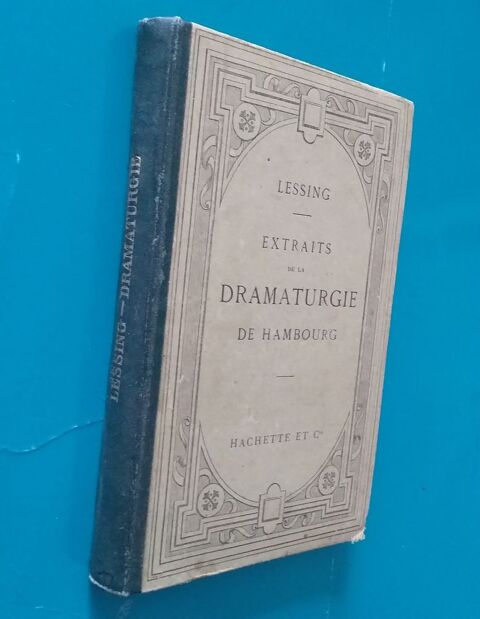 LESSING Extraits de la dramaturgie de Hambourg 5 Montauban (82)