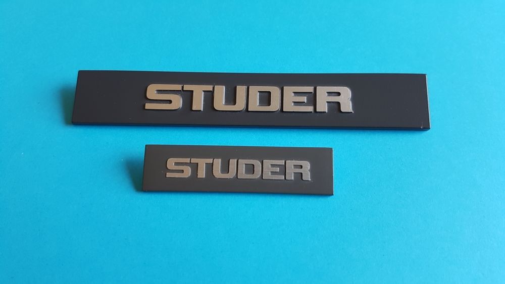 PLAQUES * STUDER * POUR MAGN&Eacute;TOPHONE * CONSOLE * Audio et hifi